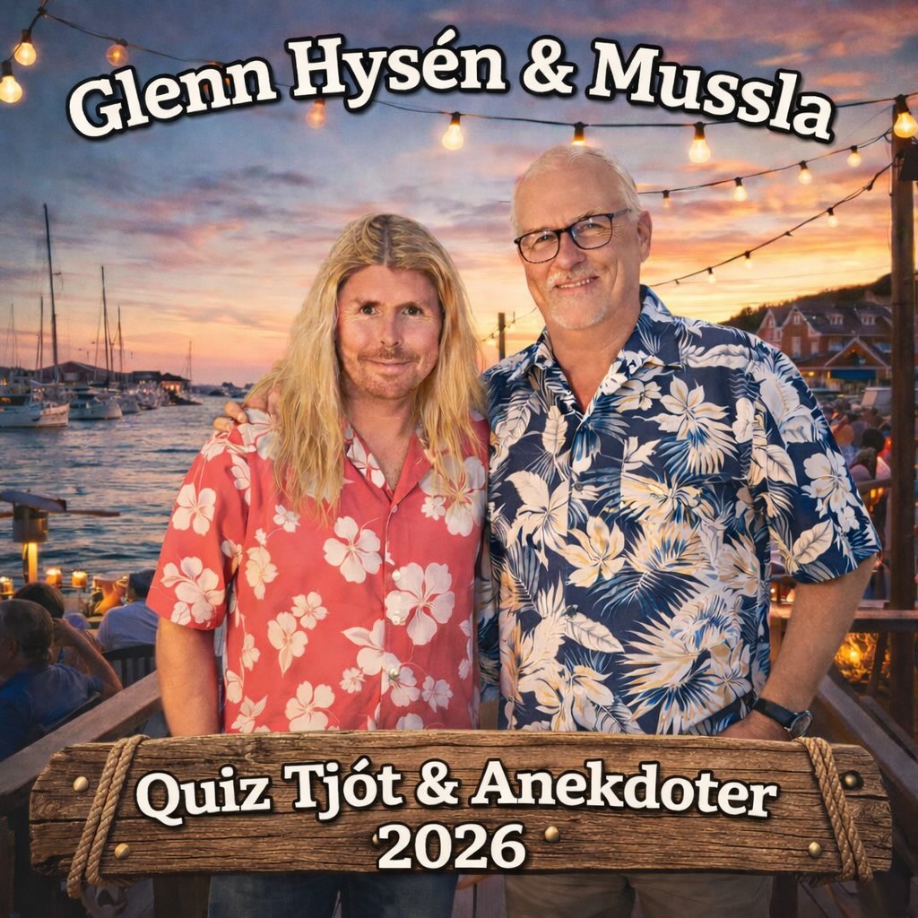 Glenn Hysén och Musslan – Quiz, Tjöt och Anekdoter 2026